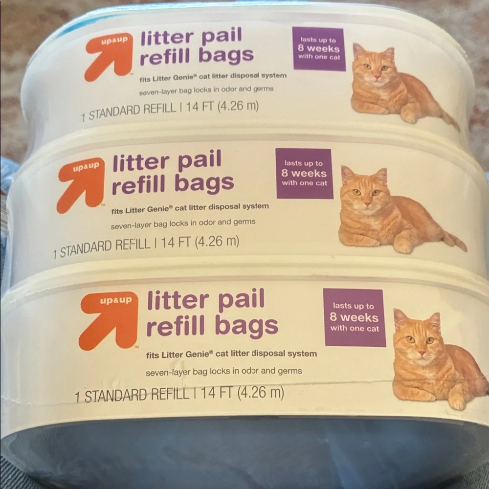 Target Up & Up White Litter Pail Refill Bags